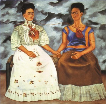 二人のフリーダ 1939 年 フェミニズム フリーダ カーロ Oil Paintings